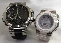 恋人たちのGショックペアウォッチ G-SHOCK BABY-G ペア腕時計 カシオ 2本セット gショック 電波ソーラー MTG-B1000-1AJF BGA-1100GR-7BJF  ラッピング無料