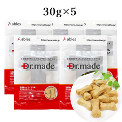［7/13入荷済］［5袋セット］Dr.made 乳酸菌＆ビフィズス菌 無添加米粉クッキー 30g 国産 無添加 アトピー性皮膚炎 免疫力 腸活