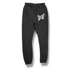 参考上代42900円 SAINT MICHAEL 24AW SWEAT PANTS RIBON SAINT リボーンセント ロゴスウェットイージーパンツ セントマイケル SM-YS1-0000-047 ブラック M 91087A8のサムネイル