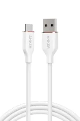 新品 Anker USB-C ＆ USB-A ケーブル (Flow) 絡まないケーブル 15W 結束バンド付き USB-C機器対応 シリコン素材採用 Galaxy iPhone 15 各種対応 1.8m クラウドホワイト