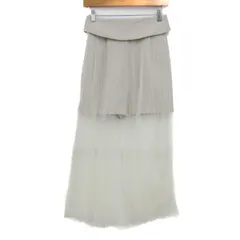 スナイデル パンツ チュールスカート ブランド ボトムス レディース 1サイズ グレージュ snidel 【中古】