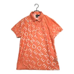 coco 中古 デサントゴルフ DESCENTE GOLF メンズ 半袖ポロシャツ O オレンジ グラデーションロゴ 中古 メンズ デサントゴルフ DESCENTE GOLF 半袖ポロシャツ O