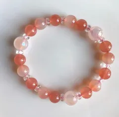 塩源瑪瑙デザインブレスレット