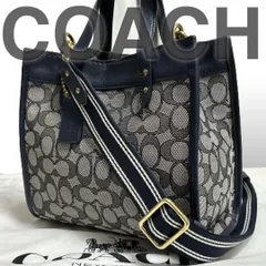 美品 COACH シグネチャー 2way ショルダーバッグ ジャガード レザー  正規品 ブラック ベージュ ブラウン レディース 人気 定番 高級ブランド ファッション バッグ オシャレ シンプル 収納力 軽量 実用的 カジュアル 通勤 通学 旅行