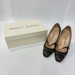 MANOLO BLAHNIK ハラコ ブラックミュール 新品未使用 35.5 - メルカリ