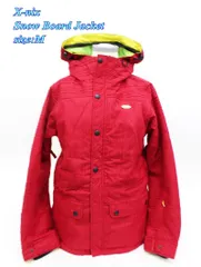 X-nix エクスニクス レディース スノーボードジャケット ダークレッド M XNWD9012 スポーツ スノボ R2408-200