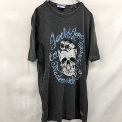 S　JACK&JONES　ジャックアンドジョーンズ　プリント　Tシャツ　輸入　古着