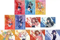 【中古】クリアポスター 全12種セット 「ジャンボカードダス/フラットガシャポン 学園アイドルマスター ～HOP! STEP! JUMP! SPRING!キャンペーンin ナムコ～ クリアビジュアルポスター」