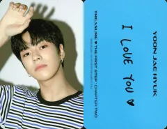 【中古】コレクションカード(男性) TREASURE/ユン・ジェヒョク /裏面印刷メッセージ入り/CD「THE FIRST STEP：CHAPTER TWO」(BLACK Ver.)封入特典フォトカード