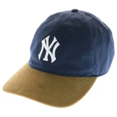 KITH (キス) 25SS '47 for the New York Yankees Twill Classic Cap with Suede Brim ニューヨークヤンキース ツイル クラシックキャップ 帽子 25-095-060-0063