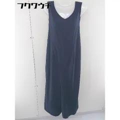 ◇ Andemiu アンデミュウ ノースリーブ オーバーオール　コンビネゾン サイズF ダークネイビー レディース  【1109030012515】のサムネイル