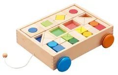 【未使用】木製玩具　木のおもちゃ　デザインつみき　エド・インター　1.5歳～