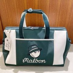 ☆美品登場☆malbon golf マルボンゴルフ ボストンバッグ 大容量 ショルダー付き ハンドバッグ 防水 耐摩耗性 グリーン ベージュ 2色#わふうひゃっぽうばこ