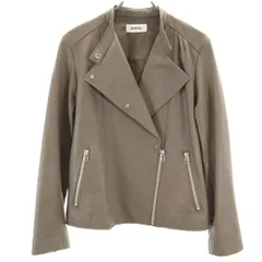 SNIDEL スナイデル ライダースジャケット 0 グレー系 レディース 古着