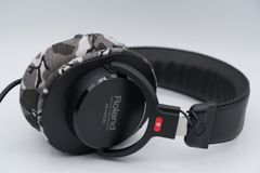 Roland RH-200のイヤーパッドの保護・修理に mimimamo スーパーストレッチ・ヘッドホンカバー （サイズ：L、色：シティ、型番：MHC-002-CC）