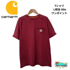 カーハート Tシャツ L相当(表記M) Carhartt ビッグシルエット ストリート ロゴ ワーク系 ユニセックス 古着 A414