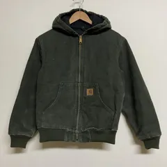 Carhartt kids 130cm ダークグリーン フード付きジャケット 安く 買う 方法ベビー・キッズ - Carhartt kids 130cm ダーク