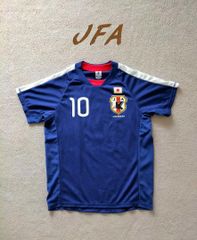 8SM1 JFA サッカーTシャツ　10番中村俊輔　M 日本代表　古着used サッカー日本代表 中村俊輔 ユニフォーム 10番 150cm - メルカリ