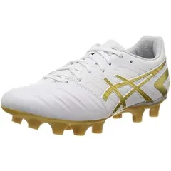 アシックス(ASICS) サッカースパイク DS LIGHT 1103A068-122 ホワイト/リッチゴールド 24.0cm 2E