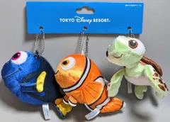 東京ディズニーリゾート ぬいぐるみチャーム ドリー・ニモ・スクワート