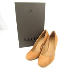 バリー パンプス ハイヒール 本革 レザー ブランド シューズ 靴 レディース 37サイズ キャメル BALLY 【中古】