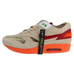 NIKE (ナイキ) ×CLOT AIR MAX1 クロット エアマックス1 ローカットスニーカ- DD1870-100 ベージュ/オレンジ ローカットスニーカー US10.5/28.5cm