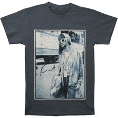カート・コバーン【KURT COBAIN】Tシャツ バンドT ユニセックス [並行輸入品]　ブルーグレー　Lサイズ