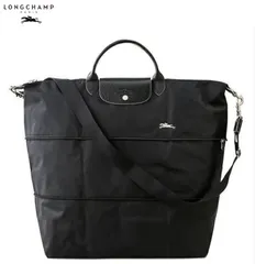 💛＠ロンシャン ル・プリアージュ クラブ ボストンバッグ ブラック