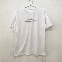 【新品タグ付き】 ジュノア JUNOAH ★シンプルデザインでどんなスタイリングにも合わせやすい★ ハーフスリーブプリントプリントビッグTシャツ 【M】 ホワイト 白 【ゆったりしたサイズ感でリラックスして着れる】