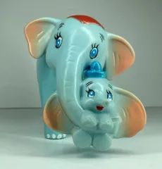 三菱銀行　非売品　ダンボとジャンボ　カウンターサイズ貯金箱　ディズニー　親子 三菱銀行 非売品 ダンボとジャンボ カウンターサイズ貯金箱