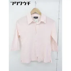 ◇ A.P.C. アーペーセー 七分袖 シャツ サイズS ピンク メンズ  【中古】 【1112040002896】