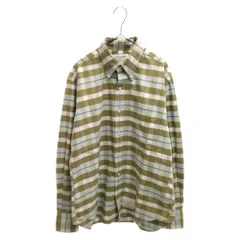 THOM BROWNE (トムブラウン) CLASSIC SHIRT IN LODEN FRENCH BLUE CHECK OXFORD クラシック シャツ イン ローデン フレンチ ブルー チェック オックスフォード 長袖シャツ MWL001AW7416のサムネイル