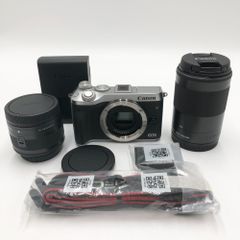 Canon ミラーレス一眼カメラ EOS M6 ダブルズームキット(シルバー) EF-M15-45mm/EF-M55-200mm 付属 EOSM6SL-WZK