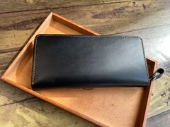 【姫路レザー】ラウンドファスナーロングウォレット【メンズ】