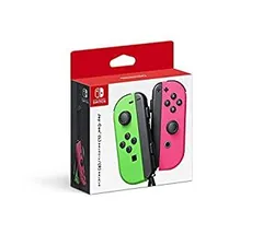 【中古】【非常に良い】【任天堂純正品】Joy-Con (L) ネオングリーン/ (R) ネオンピンク