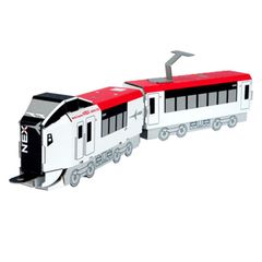 hacomo ハッピーレール 成田エクスプレス E259系 玩具 おもちゃ 組立式 工作 ダンボール クラフト 小学生 春休み GW 夏休み 冬休み 宿題 工作キット 電車