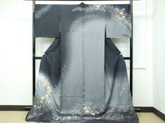 平和屋着物□極上 小紋 花唐草文 砥粉色地 逸品 未使用 CZAA2965s5  