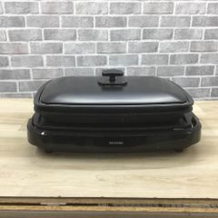 アイリスオーヤマ ホットプレート 網焼き風プレート 3枚 APA-137-B 2021年製 【中古】