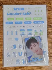NCT(エヌシーティー) DREAM LAUNDRY SHOP ロンジュン(RENJUN) トレカホルダー トレカケース ステッカーシール セット