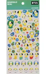 【中古】シール・ステッカー(男性) CHIMMY(ジミン) スケジュールシール 「BT21」