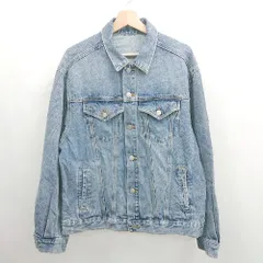 ◇ ⊇ WEGO ウィゴー 長袖 デニムジャケット ジージャン サイズM ブルー メンズ E  【1506130002888】