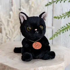 ぬいぐるみ potte 黒猫 猫 （ ヌイグルミ ねこ ネコ 動物 雑貨 インテリア アニマル グッズ ベビー 赤ちゃん プレゼント ギフト かわいい 縫いぐるみ 人形 手乗り 小さい 癒しグッズ 子ども キッズ 出産祝い 女の子 男の子 ）