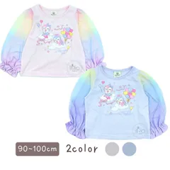 アンパンマン　チュール長袖Tシャツ　パープル/ラベンダー　EA3419