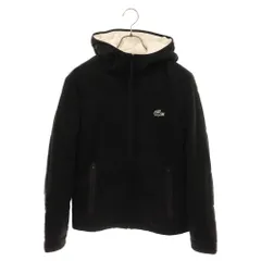 LACOSTE (ラコステ) キルティング ジャージ リバーシブル フードジャケット BH2206 ブラック/ホワイトのサムネイル
