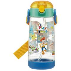 [신품·4영업일에 발송]스케이터(SKATER) 스케이터 수통 480ml 디즈니 토이·스토리 23 클리어 병 빨대 첨부 아이용 PDSH5-A