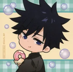 【中古】シール・ステッカー 伏黒恵(背景イメージカラー) ステッカー 「まるくじ 呪術廻戦 Enjoy!Picnic」 5個購入特典