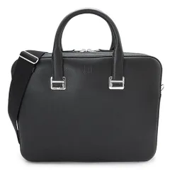 ダンヒル ブリーフケース メンズ カドガン ビジネスバッグ ショルダーバッグ スリム ドキュメントケース レザー ブラック 黒 A4サイズ収納可 dunhill DUL3ZC3BA (ec)