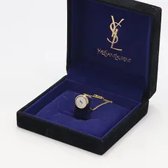 美品 ★イヴサンローラン★ カフリンクス タイタック 八角形 ブラック ゴールド 美品 ☆イヴサンローラン☆ カフリンクス タイタック 八角形