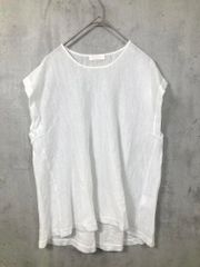BALLSEY ボールジー トゥモローランド 11-02-22-02410 定価18700円 ハイツイストラミー ノースリーブフレア プルオーバー sizeS/白  ■◆レディース