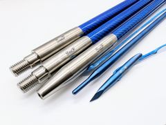 SeaF(シーフ) 手銛 4.5ｍ/3.5ｍ  チョッキ式 フルチタン/フルカーボン ２本継/３本継 ヤス  spearfishing 魚突き